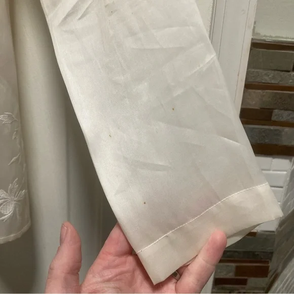 Vintage 100% Silk Embroidered Cream Blazer and Tank Set - Rena Rowan 4P - Picture 10 of 14